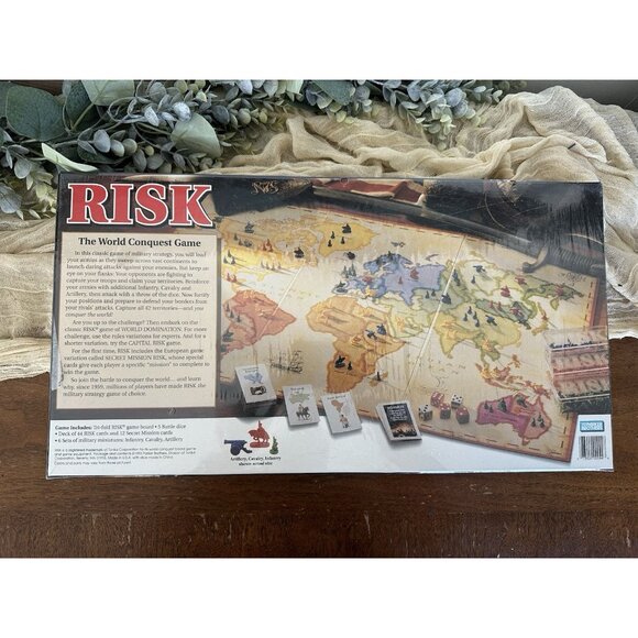 New RISK Board Game 1993 The World Conquest Game Parker Brothers Vintage Sealed - Picture 5 of 6